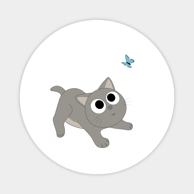 Cute kitten Magnet by TanyaHoma